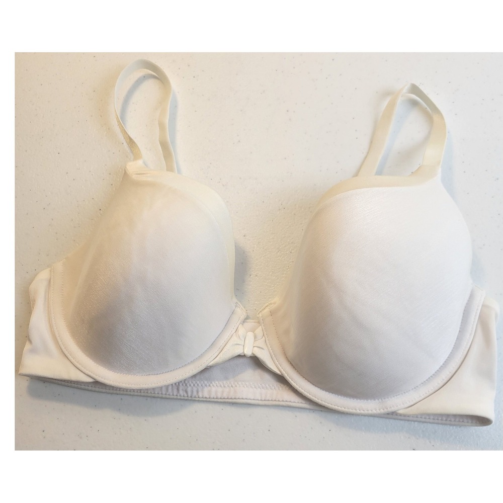 Vanity Fair Underwire Bra 75339 Front Closure Padded Minimalist T-Shirt 34C